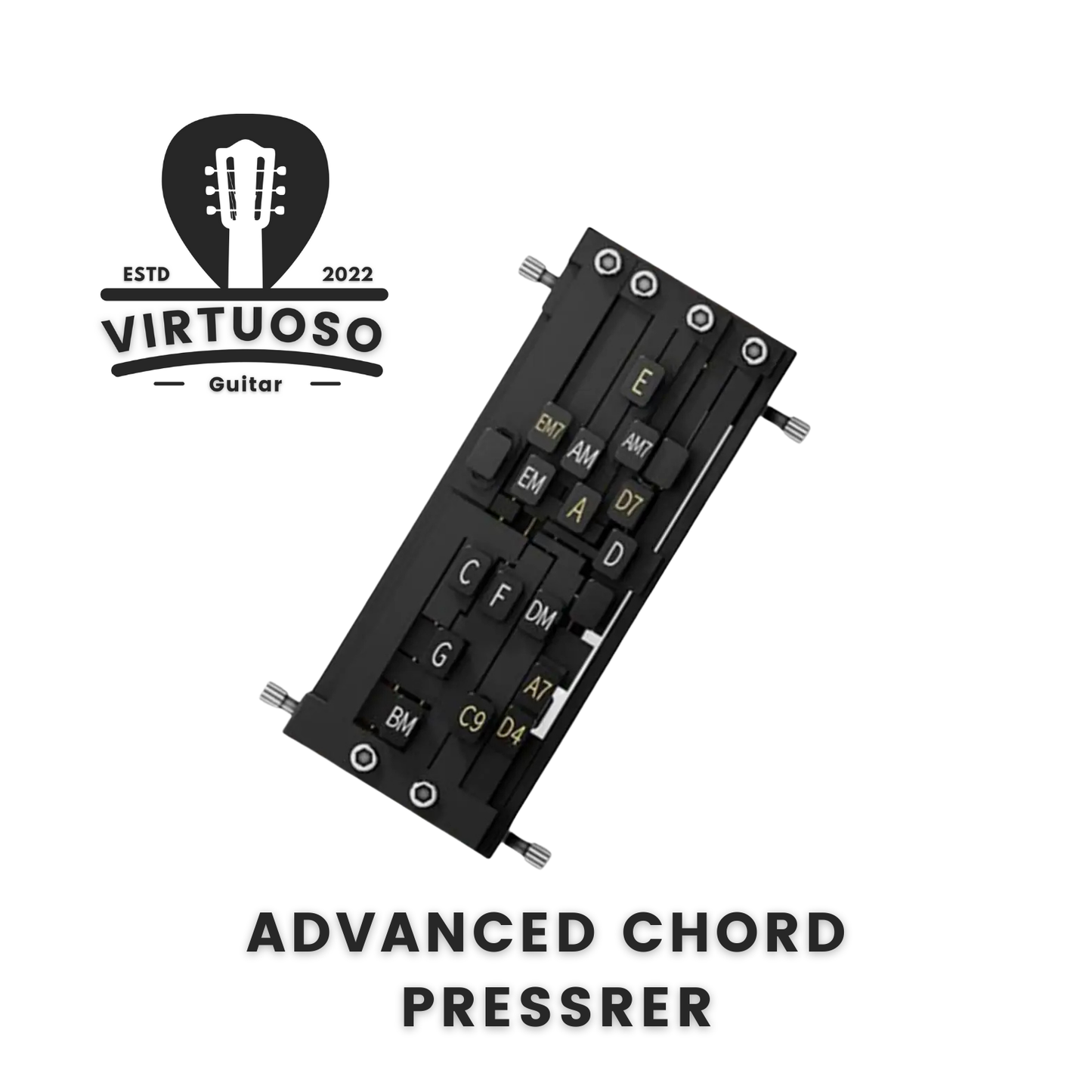 GuitarVirtuoso™️ Advanced Guitar Chord Presser