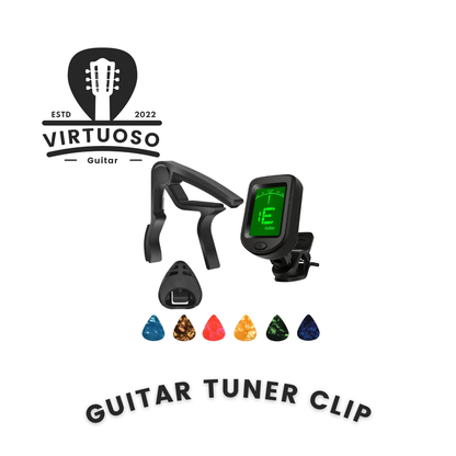 GuitarVirtuoso™️ Guitar Tuner Clip