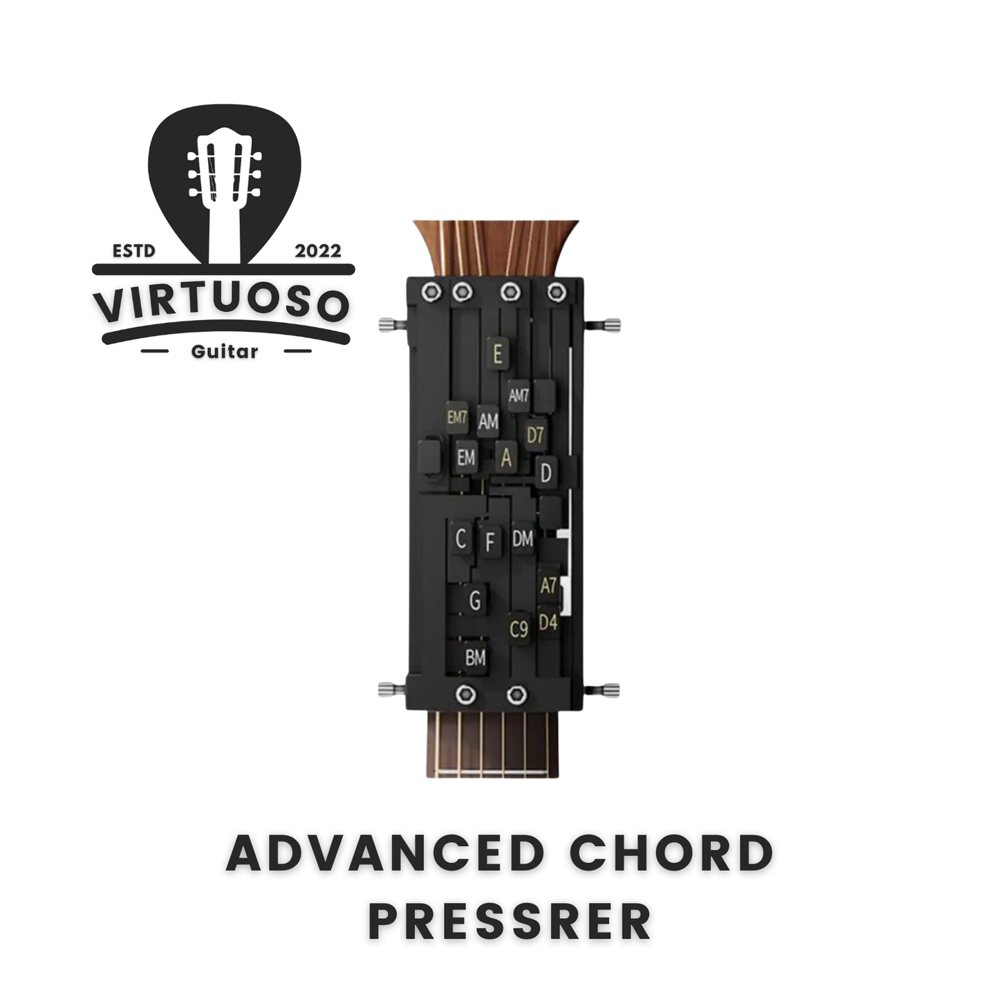 GuitarVirtuoso™️ Advanced Guitar Chord Presser