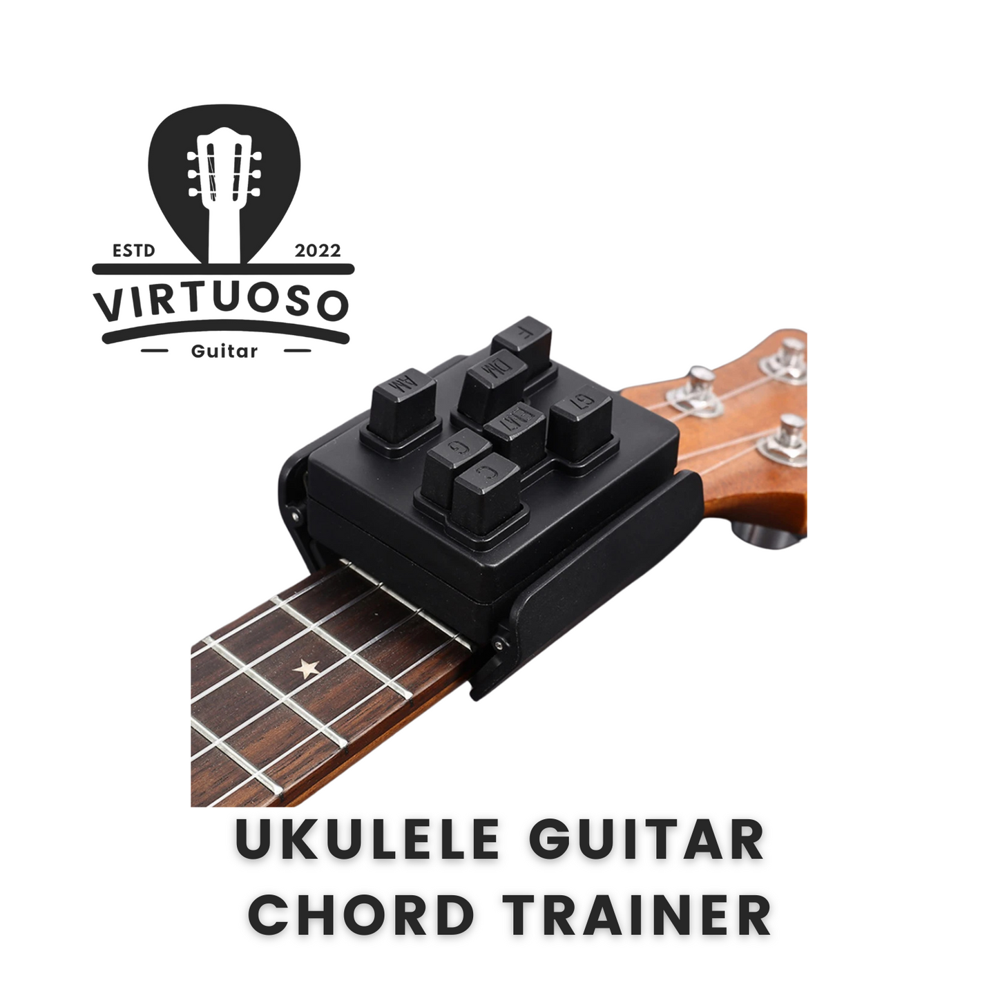 GuitarVirtuoso™️ Ukulele Chord Presser V2