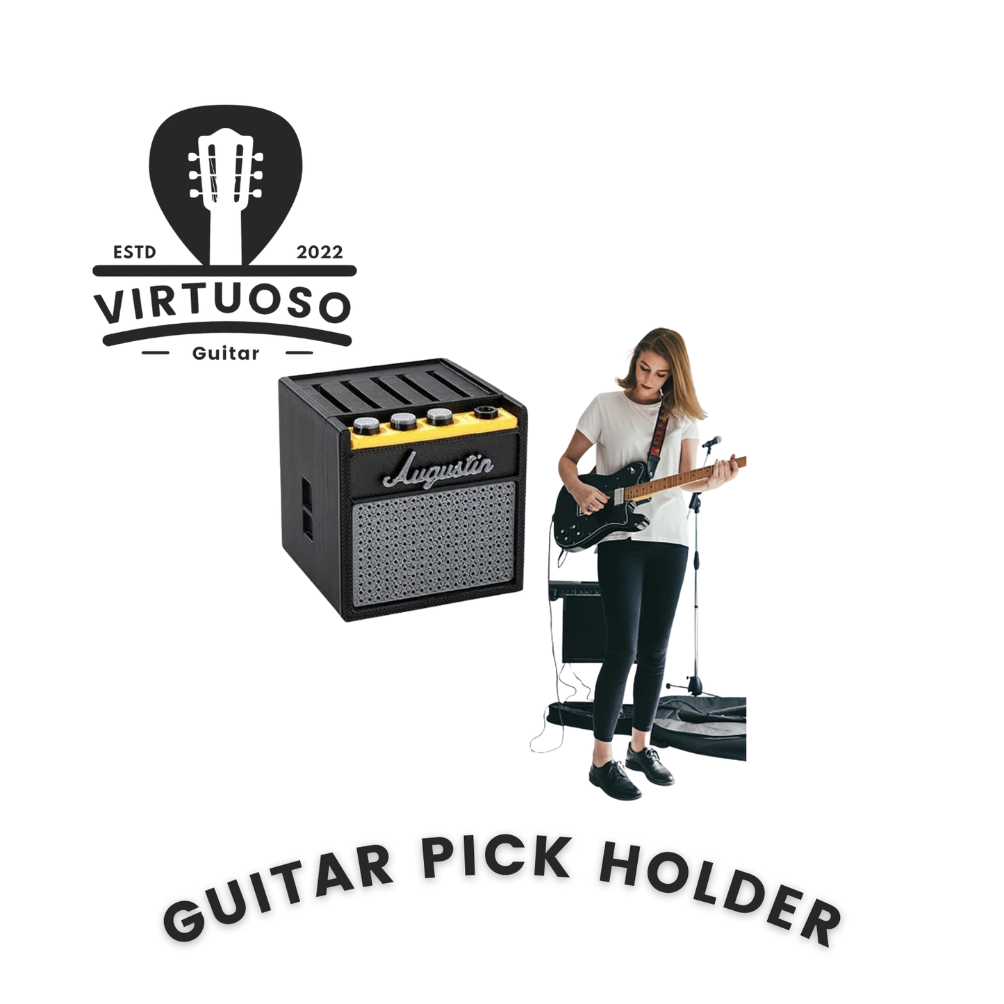 GuitarVirtuoso™️ Guitar Pick Holder