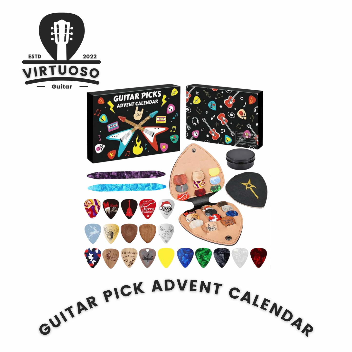 GuitarVirtuoso™️ Guitar Picks Advent Calendar